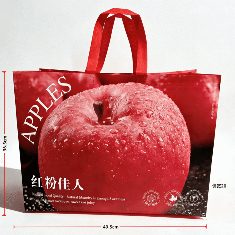 Custom Printed Laminated Non Woven Tote Bag with Handle