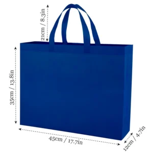 Custom Non Woven Tote Bag with Bottom and Side Gusset