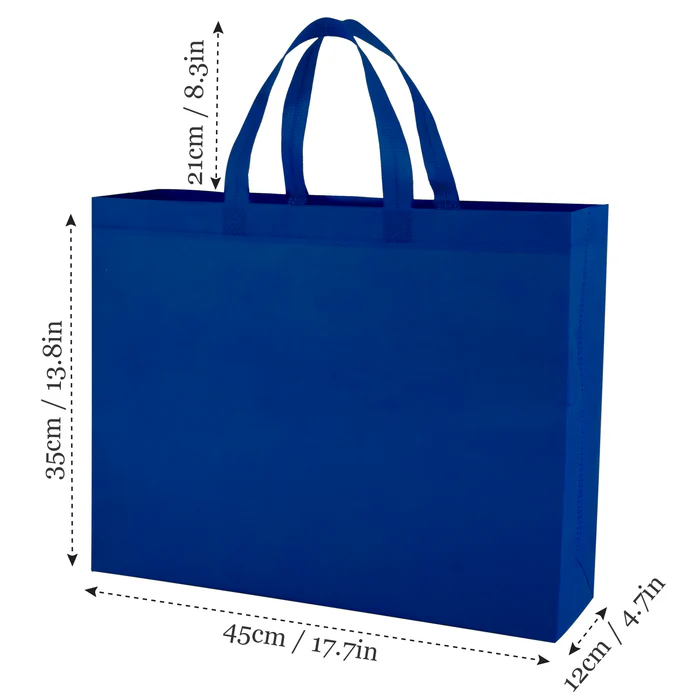 Custom Non Woven Tote Bag with Bottom and Side Gusset