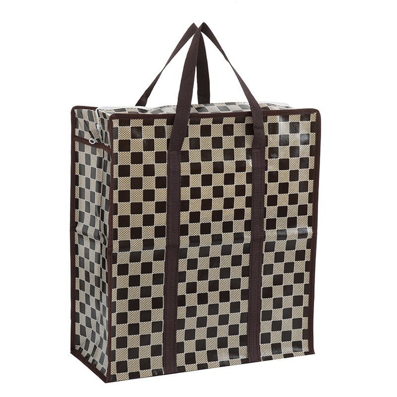 Custom Printed BOPP Laminated Non Woven Shopping Bag with Zipper Closure