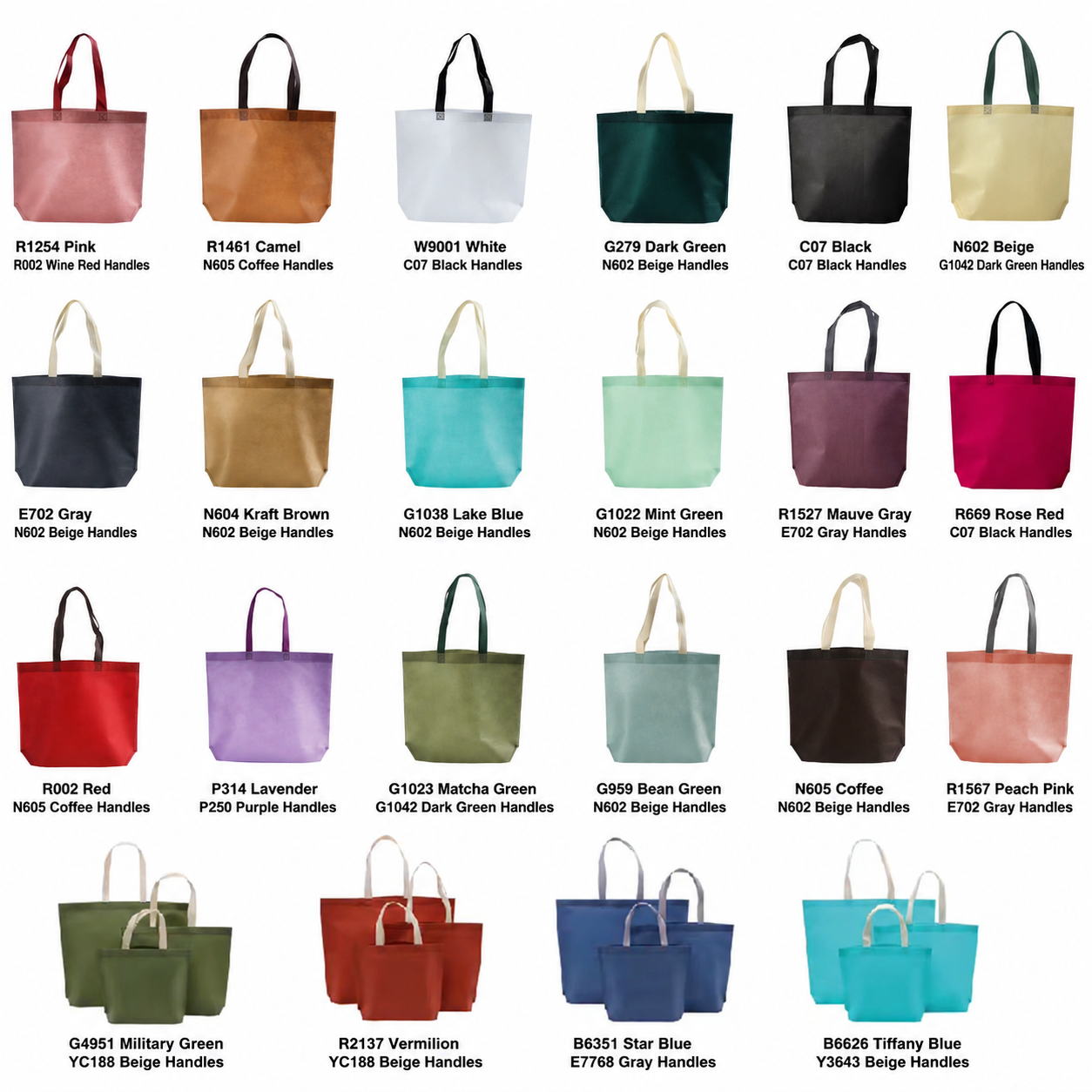 Non Woven Tote Bag with Bottom Gusset