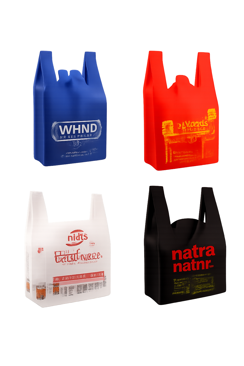Reusable Non Woven T-Shirt Shopping Bag with Gusset