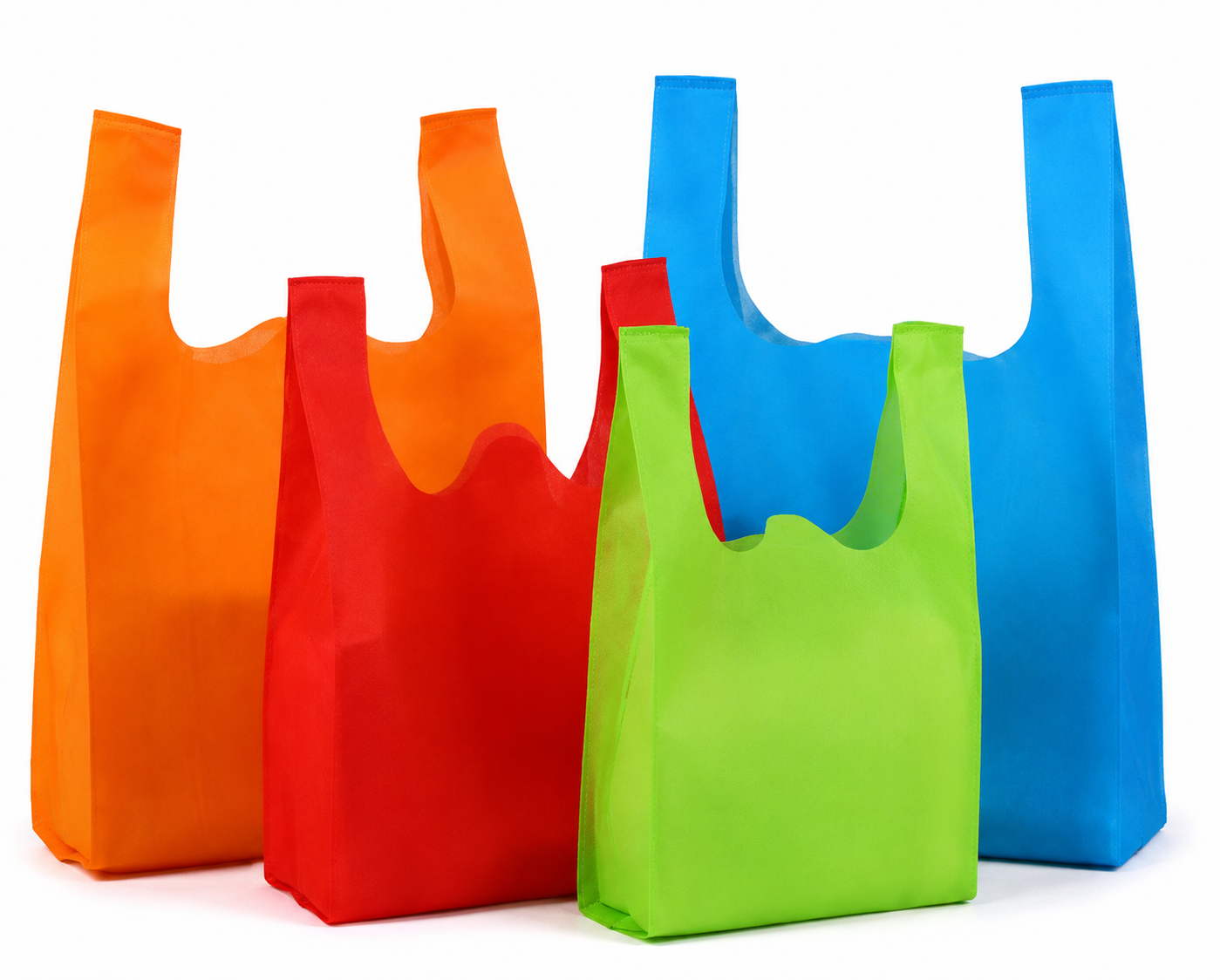 Reusable Non Woven T-Shirt Shopping Bag with Gusset