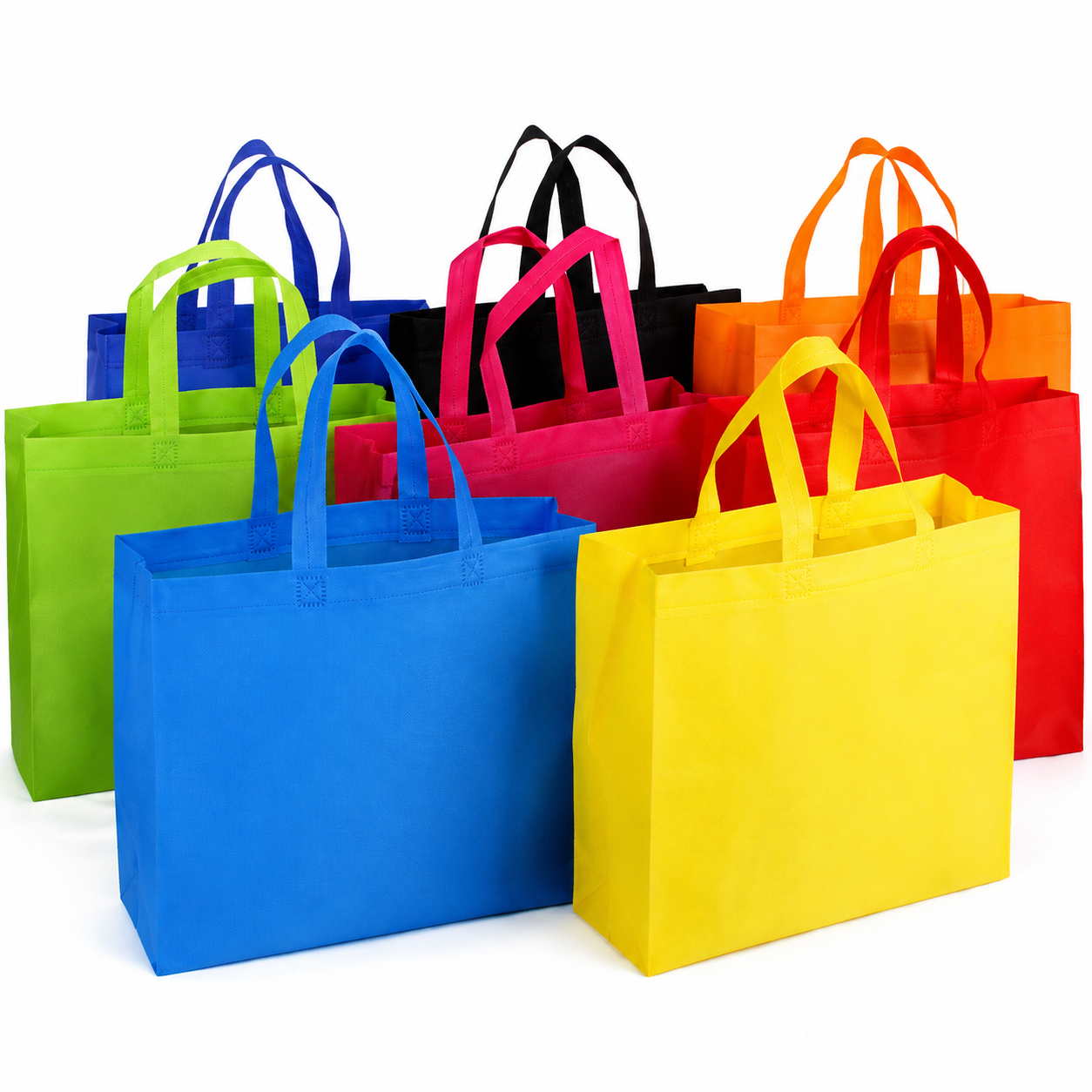 Custom Non Woven Tote Bag with Bottom and Side Gusset