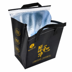 Custom Non Woven Insulated Cooler Bag with Aluminum Foil Lining