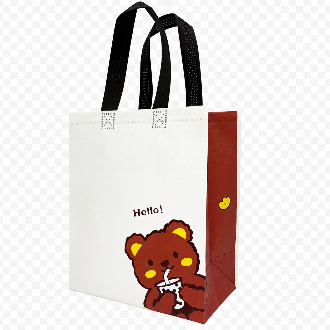 Custom Printed Laminated Non Woven Tote Bag with Handle