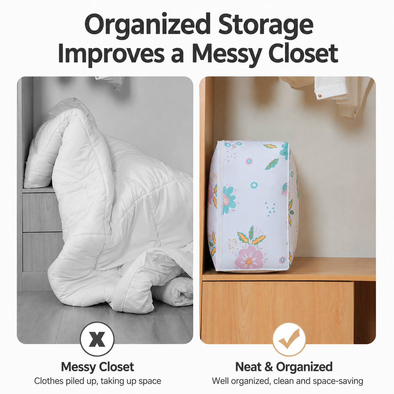 Custom Non Woven Fabric Storage Box Foldable Storage Organizer Manufacturer