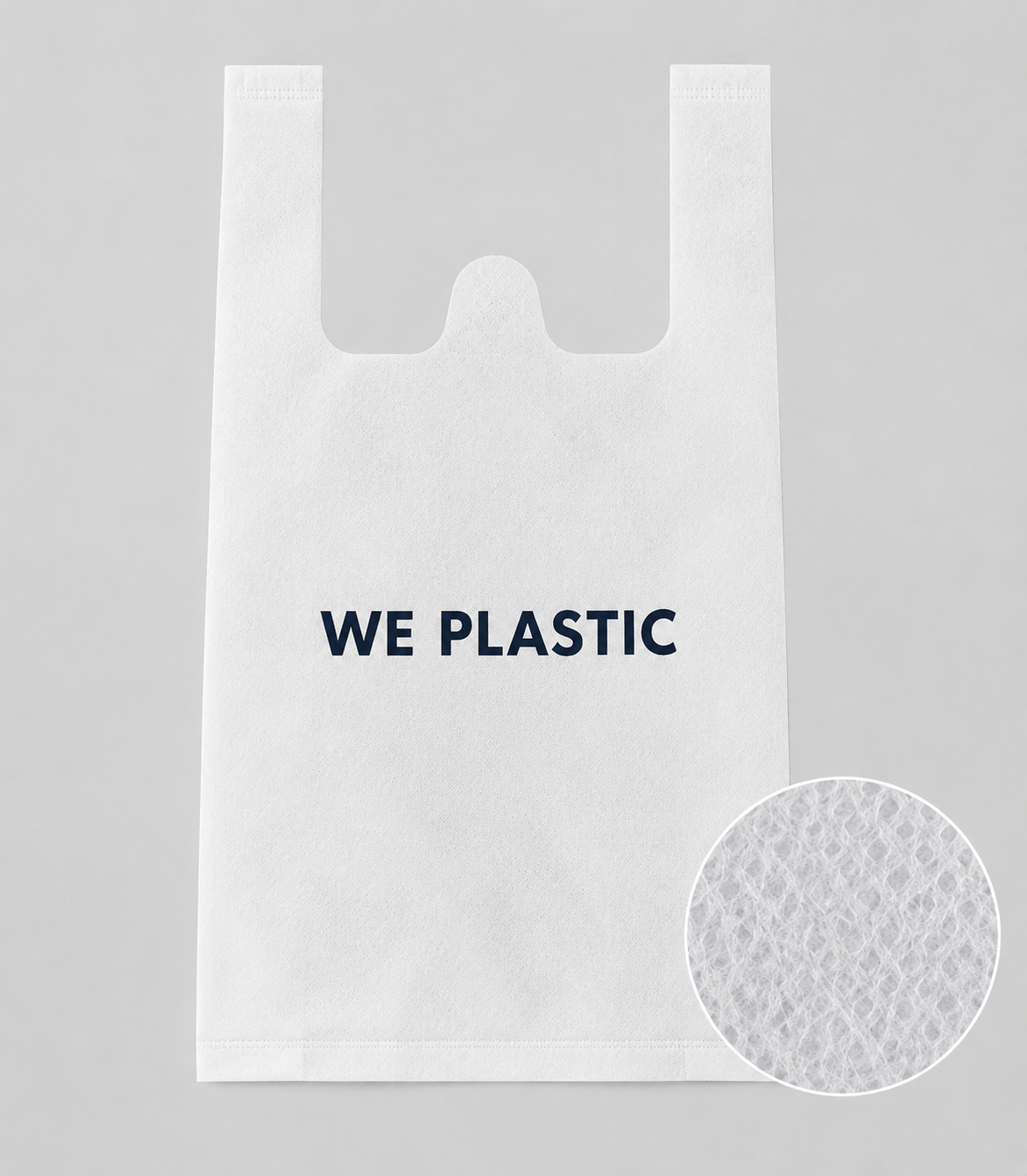 Reusable Non Woven T-Shirt Shopping Bag with Gusset