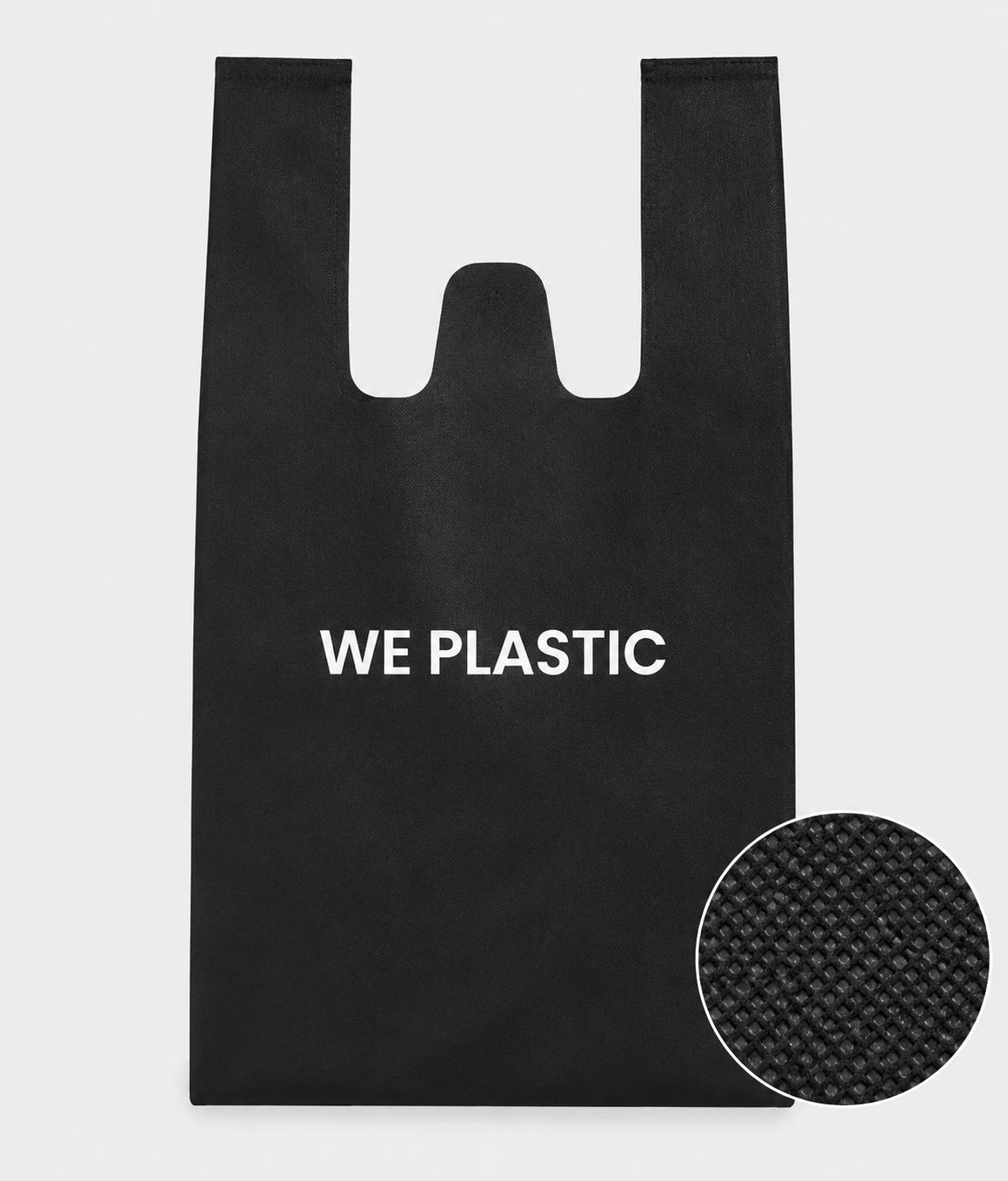 Reusable Non Woven T-Shirt Shopping Bag with Gusset