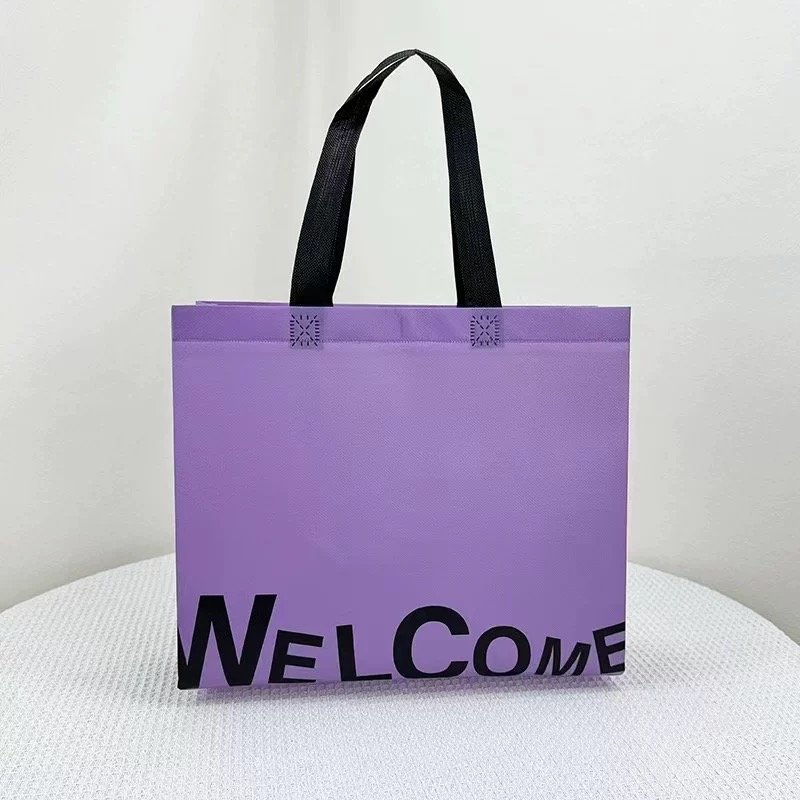 Custom Printed Laminated Non Woven Tote Bag with Handle