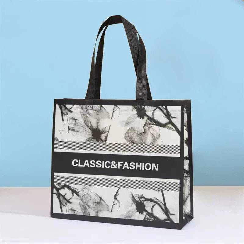 Custom Printed Laminated Non Woven Tote Bag with Handle