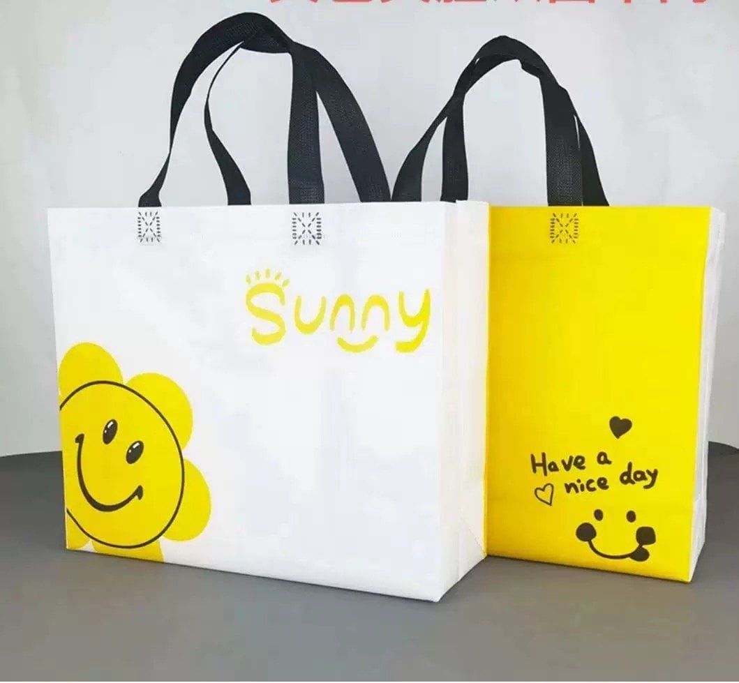 Custom Printed Laminated Non Woven Tote Bag with Handle