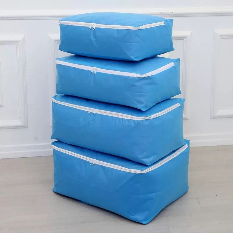 Foldable Non Woven Fabric Storage Bag with Zipper