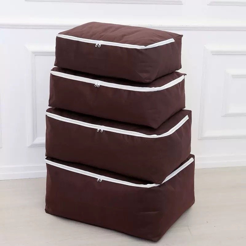 Foldable Non Woven Fabric Storage Bag with Zipper