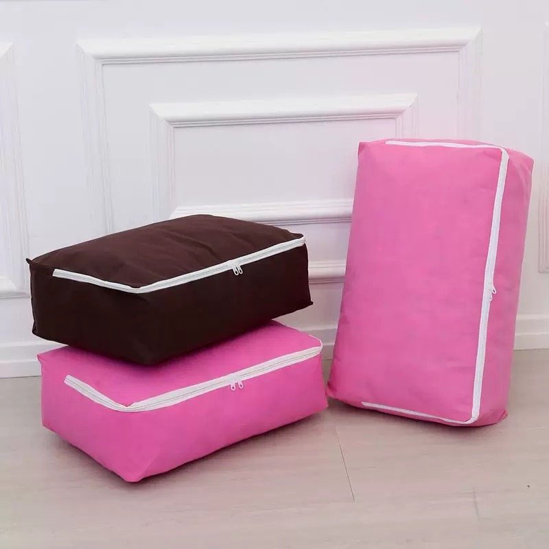 Foldable Non Woven Fabric Storage Bag with Zipper