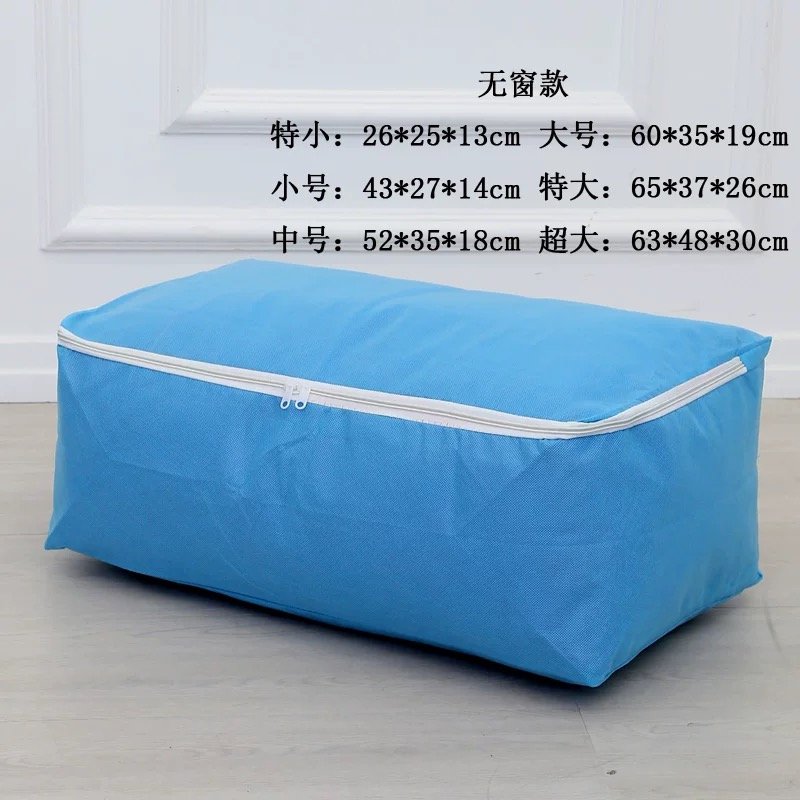 Foldable Non Woven Fabric Storage Bag with Zipper